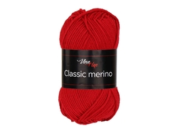 Vlna-Hep Classic merino 61143 - červená