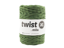 Šnůra Twist XL MILA 5mm - avokádová