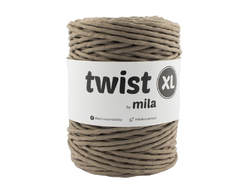 Šnůra Twist XL MILA 5mm - cappuccino