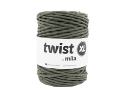 Šnůra Twist XL MILA 5mm - olivová