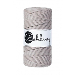 Bobbiny Macrame Regular 3 mm - Pearl