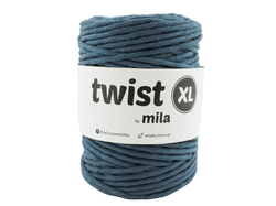 Šnůra Twist XL MILA 5mm - petrolejová