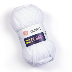 YarnArt Dolce Baby 741 - bílá